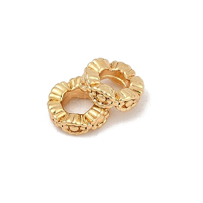 Brass Spacer Beads KK-D375-21G-01-1