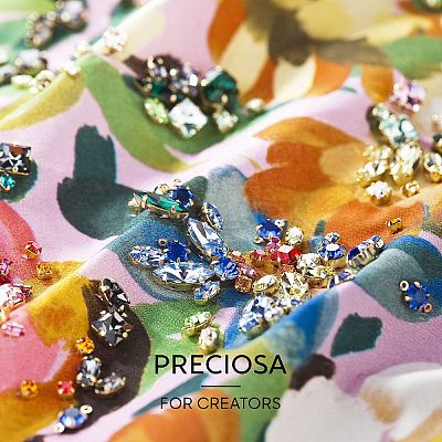 Preciosa&reg MAXIMA Crystal Round Stones X-PRC-RBSS45-30340-1