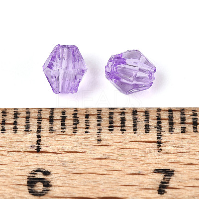 Transparent Acrylic Beads TACR-S146-4mm-19-1