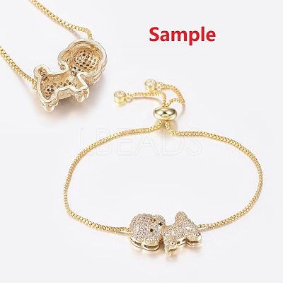 Brass Micro Pave Grade AAA Cubic Zirconia Pendants ZIRC-G086-09G-NR-1