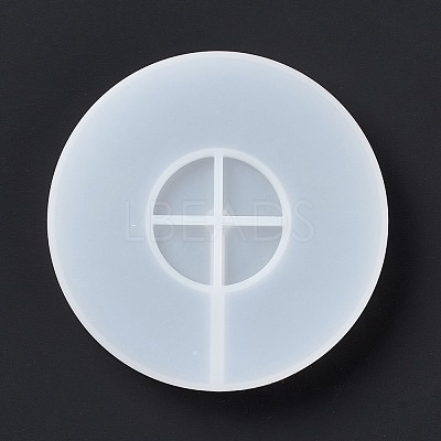 Flat Round LED Art Light Display Base DIY Silicone Molds DIY-C054-04-1