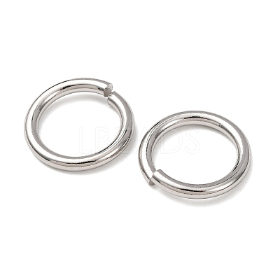 Tarnish Resistant 304 Stainless Steel Open Jump Rings X-STAS-R065-41-1
