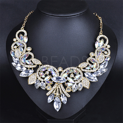 Pointed Back Glass Rhinestone Cabochons RGLA-OC0001-08C-1