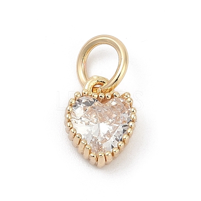 Brass Micro Pave Cubic Zirconia Pendants KK-H204-01KCG-05-1