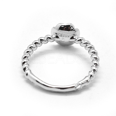Brass Finger Cup Peg Ring Settings LS-KK-L184-58P-1