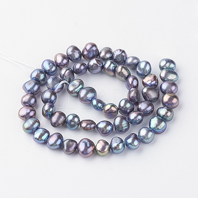Natural Cultured Freshwater Pearl Beads Strands X-PEAR-R064-23-1