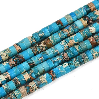 Natural Imperial Jasper Beads Strands G-Q171-A01-01L-1
