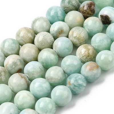 Natural Hemimorphite Beads Strands G-D352-A01-9mm-1