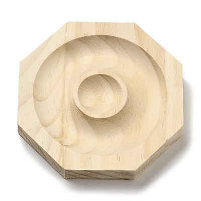 Beech Wooden Bangle & Bracelet & Finger Ring & Beads Display Holder Tray AJEW-D068-01B-1