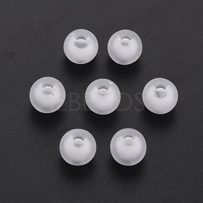 Frosted Acrylic Beads X-FACR-Q006-16mm-01-1