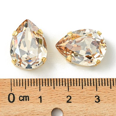 Preciosa&reg MAXIMA Crystal Sew-On Cups Y-PRC-SD18-00030-235-G-1