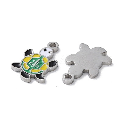 304 Stainless Steel Pendants STAS-C083-07P-01-1