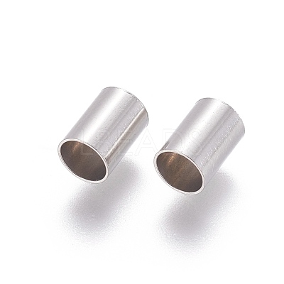 Tarnish Resistant 304 Stainless Steel Tube Beads STAS-F205-03P-B-1