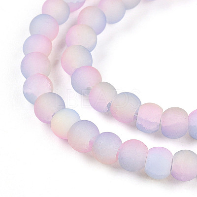 Crackle Glass Beads Strands GLAA-N009-4mm-04-1