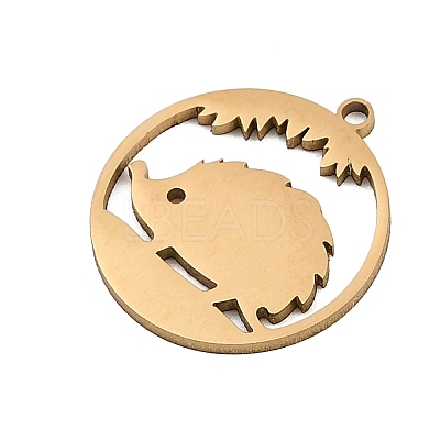 201 Stainless Steel Pendants STAS-Z155-07G-1