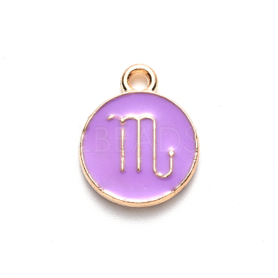 Alloy Enamel Pendants LS-ENAM-S124-01A-01L-1