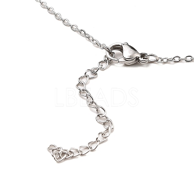 Non-Tarnish Stainless Steel Pendants Necklaces NJEW-K267-01H-P-1