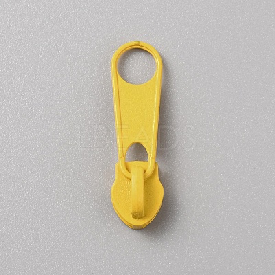 Spray Painted Zinc Alloy Zipper Pull FIND-WH0427-33A-15-1