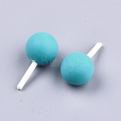 Handmade Polymer Clay 3D Lollipop Embellishments CLAY-T016-82B-1