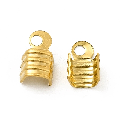 304 Stainless Steel Folding Crimp Ends STAS-P319-03G-1