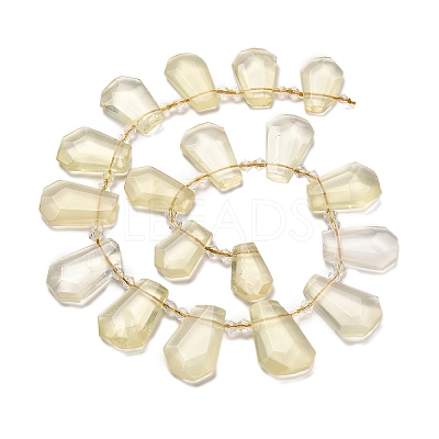 Natural Lemon Jade Beads Strands G-H078-A05-01-1