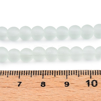 Baking Paint Transparent Glass Bead Strands GLAA-S031-4mm-29-1