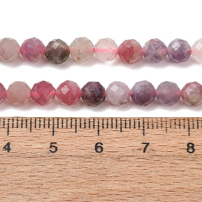 Natural Plum Blossom Tourmaline Beads Strands G-D110-A01-02-1