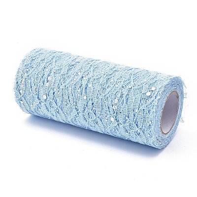 Glitter Sequin Deco Mesh Ribbons LS-OCOR-K004-A04-1