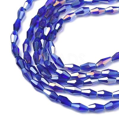 Opaque Glass Beads Strands GLAA-P001-04A-05-1