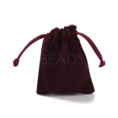 Velvet Jewelry Drawstring Storage Pouches ABAG-P013-02A-04-1