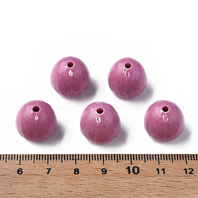 Opaque Acrylic Beads MACR-S373-10A-A12-1
