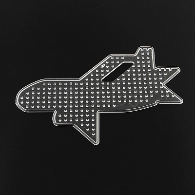 Plane/Airliner ABC Plastic Pegboards used for 5x5mm DIY Fuse Beads DIY-Q009-32-1