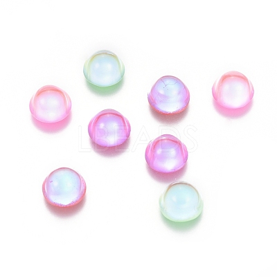 Transparent K9 Glass Cabochons GGLA-L029-03B-M02-1