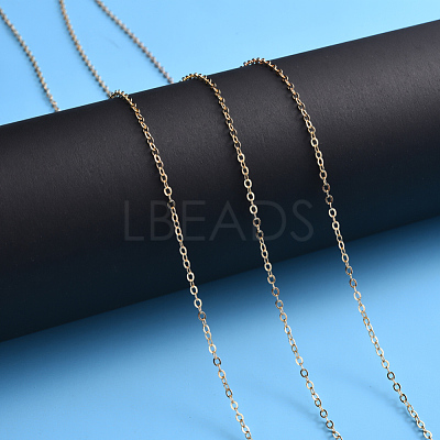 Brass Cable Chains CHC-T008-06B-KC-1
