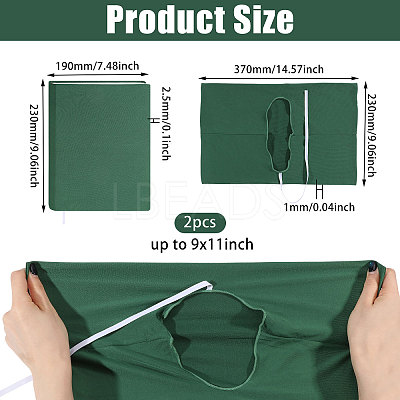Polyester Book Cover OFST-WH0004-144N-1