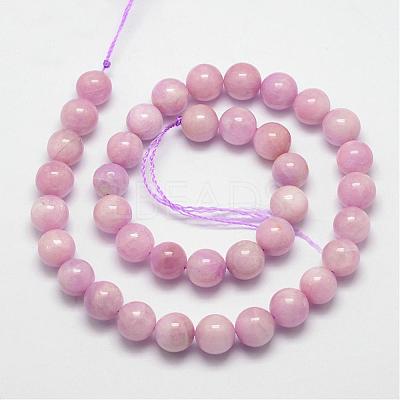 Natural Kunzite Beads Strands G-D856-03-10mm-1