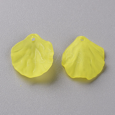 Transparent Frosted Acrylic Pendants MACR-S371-01A-717-1