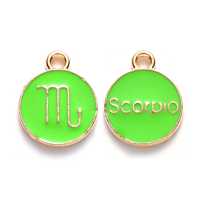 Alloy Enamel Pendants LS-ENAM-S124-01B-06L-1