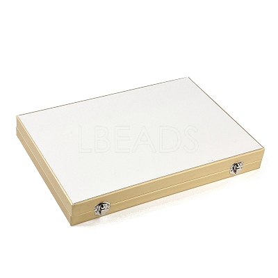 4 Rows Imitation Leather Jewelry Earring Display Boxs CON-G023-05-1