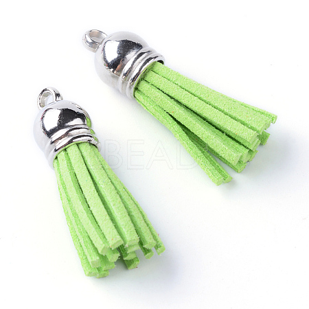 Faux Suede Tassel Pendant Decorations X-FIND-T002-A38-1