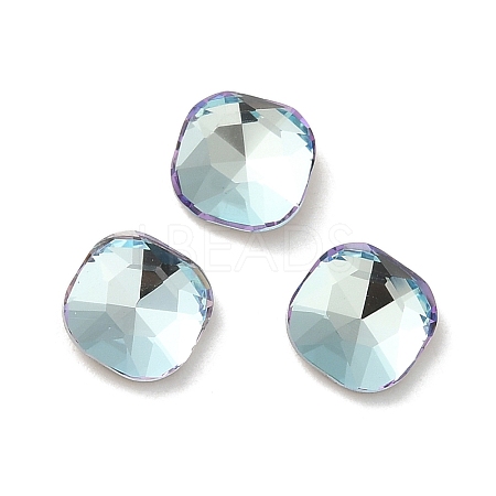 Glass Rhinestone Cabochons RGLA-P037-07B-D202-1