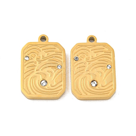 Ion Plating(IP) 304 Stainless Steel Pendants STAS-S135-11G-1