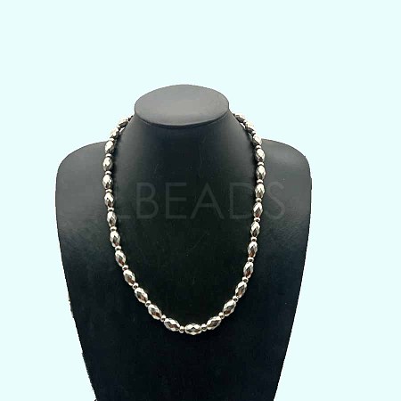 Plastic Oval Beads necklaces for Women BZ2342-2-1