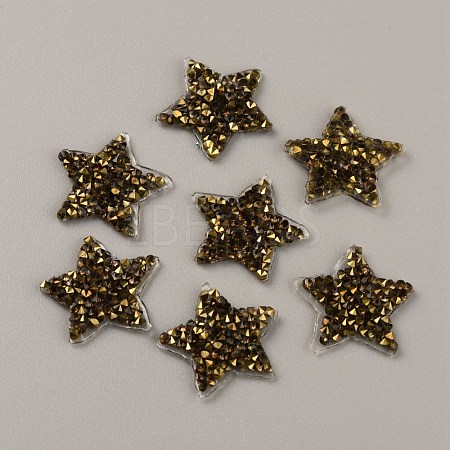 Star Hotfix Rhinestone DIY-WH0308-224E-1