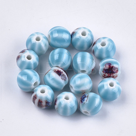 Handmade Porcelain Beads PORC-S498-24I-1
