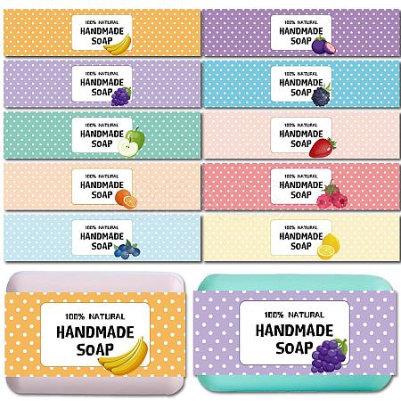 100Pcs 10 Style Rectangle Soap Paper Tag DIY-WH20027-008-1
