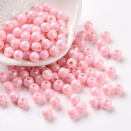 Opaque Acrylic Beads MACR-S370-D6mm-A01-1