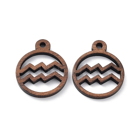 Walnut Wood Laser Cut Pendants WOOD-Q051-07K-1