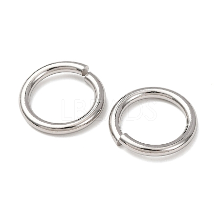 Tarnish Resistant 304 Stainless Steel Open Jump Rings X-STAS-R065-41-1