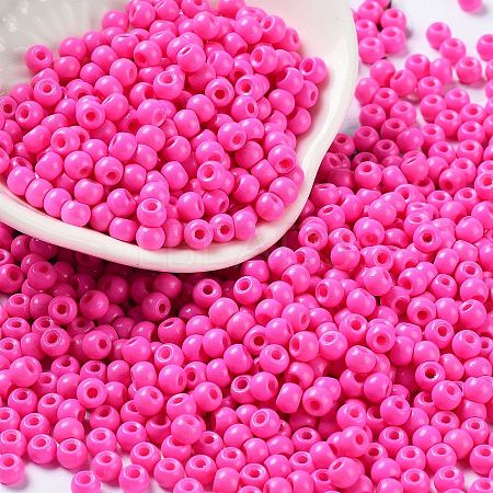 Baking Paint Glass Seed Beads SEED-H002-I-A529-1